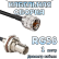 Кабельная сборка 50 Ом на RG-58 с разъемами BNC-female - UHF-male, 1 метр