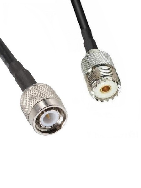 Кабельная сборка RG-213 с разъемами TNC-male - UHF-female, 6 метров