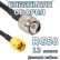 Кабельная сборка 50 Ом на RG-58 с разъемами RP-SMA-male - TNC-male, 13 метров
