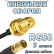 Кабельная сборка 50 Ом на RG-58 с разъемами RP-SMA-female - SMB-female, 9 метров