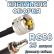 Кабельная сборка 50 Ом на RG-58 с разъемами UHF-male - QMA-female, 25 метров