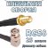 Кабельная сборка 50 Ом на RG-58 с разъемами BNC-male (угловой) - SMA-female, 25 метров Кабельная сборка 50 Ом на RG-58 с разъемами BNC-male (угловой) - SMA-female, 25 метров