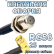 Кабельная сборка 50 Ом на RG-58 с разъемами F-female - SMA-male (угловой), 25 метров