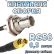 Кабельная сборка 50 Ом на RG-58 с разъемами MCX-female - BNC-female, 0,5 метра