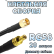 Кабельная сборка 50 Ом на RG-58 с разъемами SMA-male - SMB-male, 20 метров