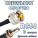 Кабельная сборка 50 Ом на RG-58 с разъемами UHF-male - QMA-female, 9 метров