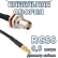 Кабельная сборка 50 Ом на RG-58 с разъемами MCX-male - BNC-female, 0,5 метра