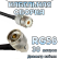 Кабельная сборка 50 Ом на RG-58 с разъемами N-male (угловой) - UHF-female, 30 метров