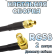 Кабельная сборка 50 Ом на RG-58 с разъемами MMCX-female - SMA-female (угловой), 2 метра