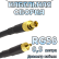 Кабельная сборка 50 Ом на RG-58 с разъемами MCX-female - MMCX-male, 0,5 метра