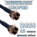 Кабельная сборка 50 Ом на RG-58 с разъемами F-male - F-male, 15 метров