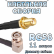 Кабельная сборка 50 Ом на RG-58 с разъемами BNC-male (угловой) - SMA-female, 11 метров Кабельная сборка 50 Ом на RG-58 с разъемами BNC-male (угловой) - SMA-female, 11 метров