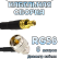Кабельная сборка 50 Ом на RG-58 с разъемами UHF-male (угловой) - SMB-male, 6 метров