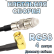 Кабельная сборка 50 Ом на RG-58 с разъемами FME-female - SMA-male (угловой), 4 метра