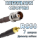 Кабельная сборка 50 Ом на RG-58 с разъемами TNC-female - MMCX-male, 7 метров