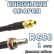 Кабельная сборка 50 Ом на RG-58 с разъемами MMCX-female - QMA-female, 1 метр