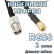 Кабельная сборка 50 Ом на RG-58 с разъемами SMA-male - TNC-female, 2 метра