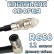 Кабельная сборка 50 Ом на RG-58 с разъемами FME-female - QMA-male (угловой), 12 метров Кабельная сборка 50 Ом на RG-58 с разъемами FME-female - QMA-male (угловой), 12 метров