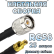 Кабельная сборка 50 Ом на RG-58 с разъемами TNC-male - SMB-male, 25 метров