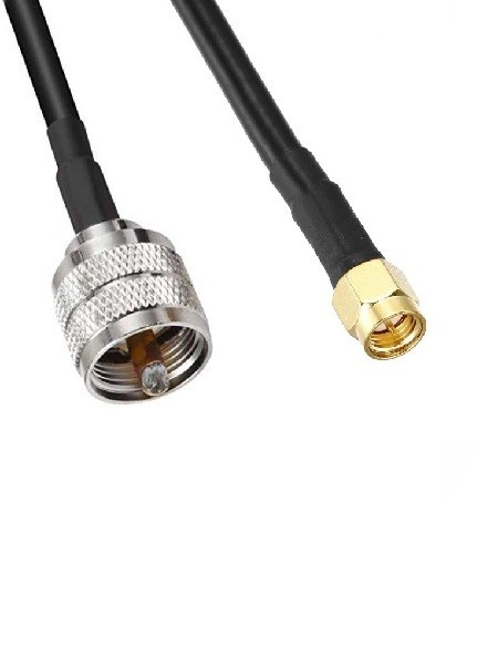 Кабельная сборка RG-213 с разъемами SMA-male - UHF-male, 14 метров