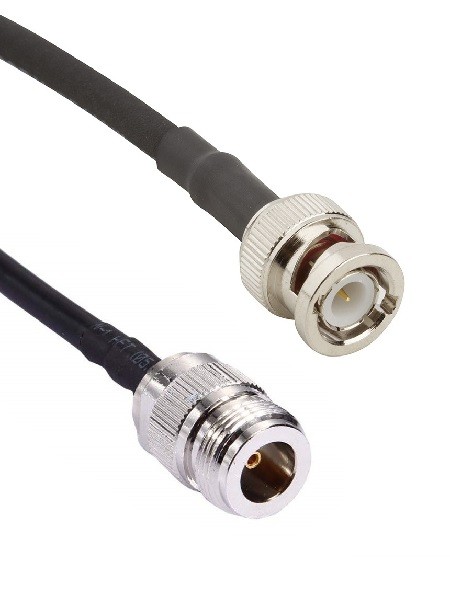 Кабельная сборка RG-213 с разъемами N-female - BNC-male, 2 метра