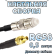 Кабельная сборка 50 Ом на RG-58 с разъемами FME-female - MMCX-female, 0,5 метра