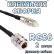 Кабельная сборка 50 Ом на RG-58 с разъемами N-female - FME-female, 2 метра