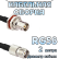 Кабельная сборка 50 Ом на RG-58 с разъемами TNC-female - BNC-female, 2 метра