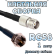 Кабельная сборка 50 Ом на RG-58 с разъемами TNC-female - F-male, 1 метр