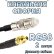 Кабельная сборка 50 Ом на RG-58 с разъемами FME-female - MMCX-female, 2 метра