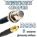 Кабельная сборка 50 Ом на RG-58 с разъемами F-female - MMCX-female, 9 метров