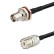 Кабельная сборка 50 Ом на RG-58 с разъемами BNC-female - UHF-female (SO239), 14 метров