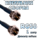 Кабельная сборка 50 Ом на RG-58 с разъемами F-male - F-male, 1 метр