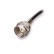 Кабельная сборка 50 Ом на RG-58 с разъемами UHF-male (PL259) - F-male, 9 метров