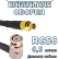 Кабельная сборка 50 Ом на RG-58 с разъемами BNC-male (угловой) - MCX-female, 0,5 метра Кабельная сборка 50 Ом на RG-58 с разъемами BNC-male (угловой) - MCX-female, 0,5 метра