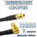 Кабельная сборка 50 Ом на RG-58 с разъемами MMCX-female - SMA-female (угловой), 5 метров