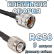 Кабельная сборка 50 Ом на RG-58 с разъемами UHF-male - TNC-male, 9 метров