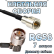 Кабельная сборка 50 Ом на RG-58 с разъемами TNC-male (угловой) - FME-male, 7 метров