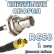 Кабельная сборка 50 Ом на RG-58 с разъемами MCX-female - BNC-female, 1 метр