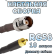 Кабельная сборка 50 Ом на RG-58 с разъемами TNC-female - MMCX-male, 10 метров