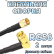Кабельная сборка 50 Ом на RG-58 с разъемами SMA-male - SMA-male (угловой), 2 метра