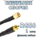 Кабельная сборка 50 Ом на RG-58 с разъемами SMA-male - MMCX-male, 1 метр