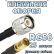 Кабельная сборка 50 Ом на RG-58 с разъемами TNC-male - SMB-female, 25 метров