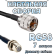 Кабельная сборка 50 Ом на RG-58 с разъемами UHF-male - F-female, 7 метров