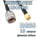 Кабельная сборка 50 Ом на RG-58 с разъемами UHF-male - SMA-male, 15 метров
