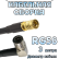 Кабельная сборка 50 Ом на RG-58 с разъемами SMB-female - QMA-male (угловой), 3 метра