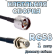 Кабельная сборка 50 Ом на RG-58 с разъемами N-male - F-female, 1 метр