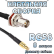 Кабельная сборка 50 Ом на RG-58 с разъемами MCX-male - BNC-female, 8 метров