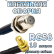 Кабельная сборка 50 Ом на RG-58 с разъемами F-female - SMA-female (угловой), 10 метров