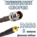 Кабельная сборка 50 Ом на RG-58 с разъемами TNC-female - MMCX-male, 5 метров
